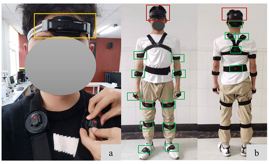 wireless blood oxygen sensors attached to a headband