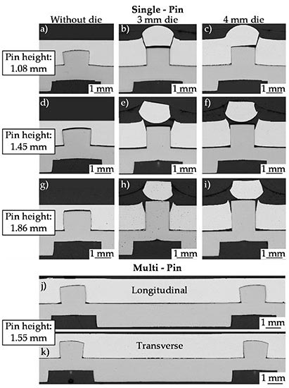 micrographs of joints